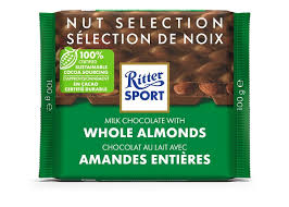 Ritter Sport - Milk Chocolate with Whole Almonds image 0