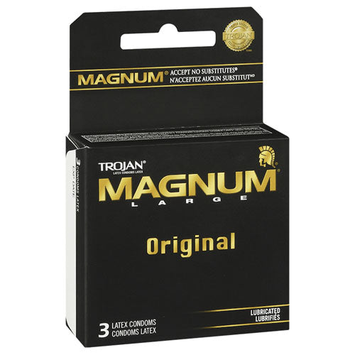 Trojan Magnum Lubricated Latex Condoms image 0