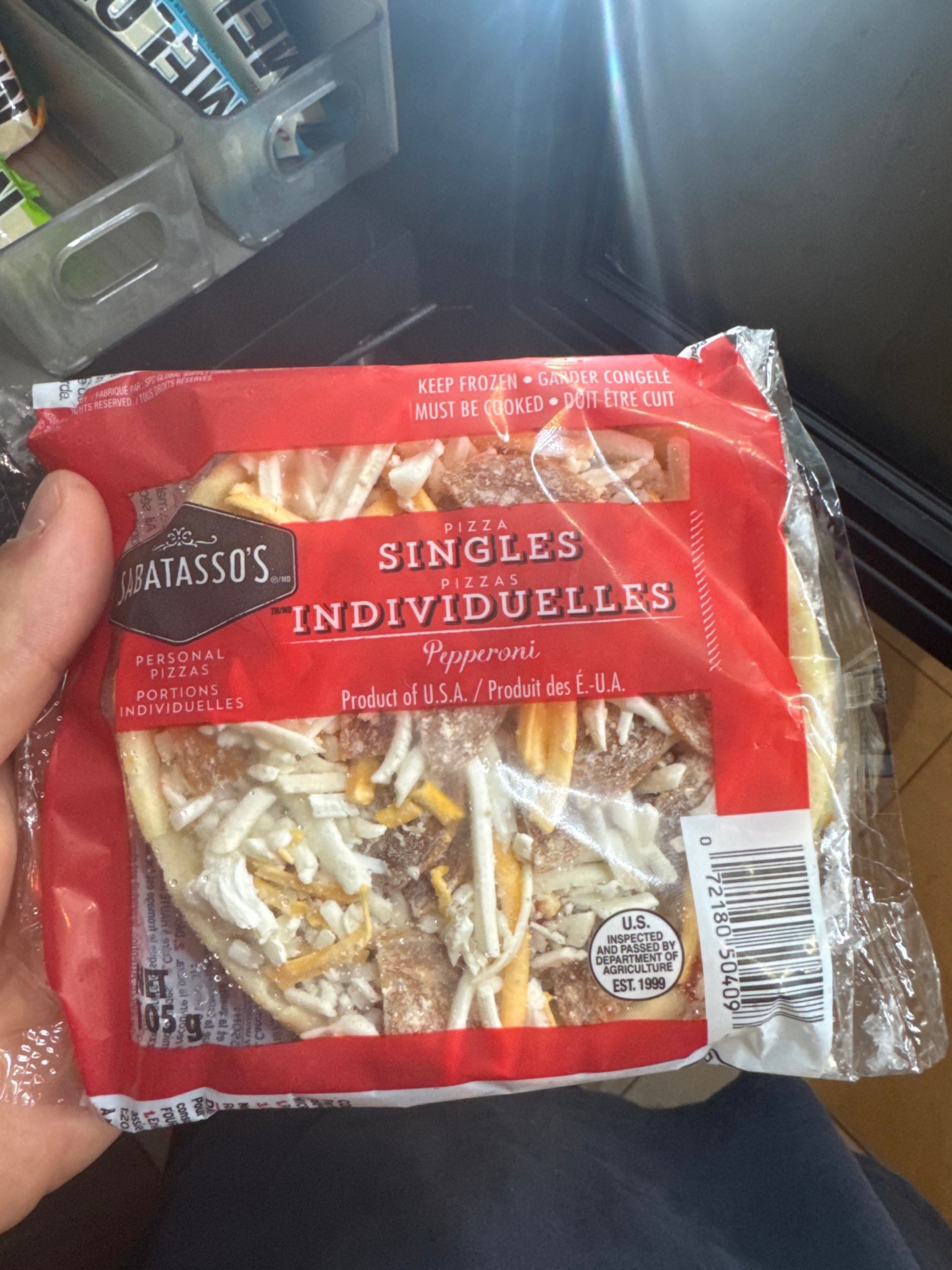Sabatasso's Frozen Pizza - Pepperoni image 0