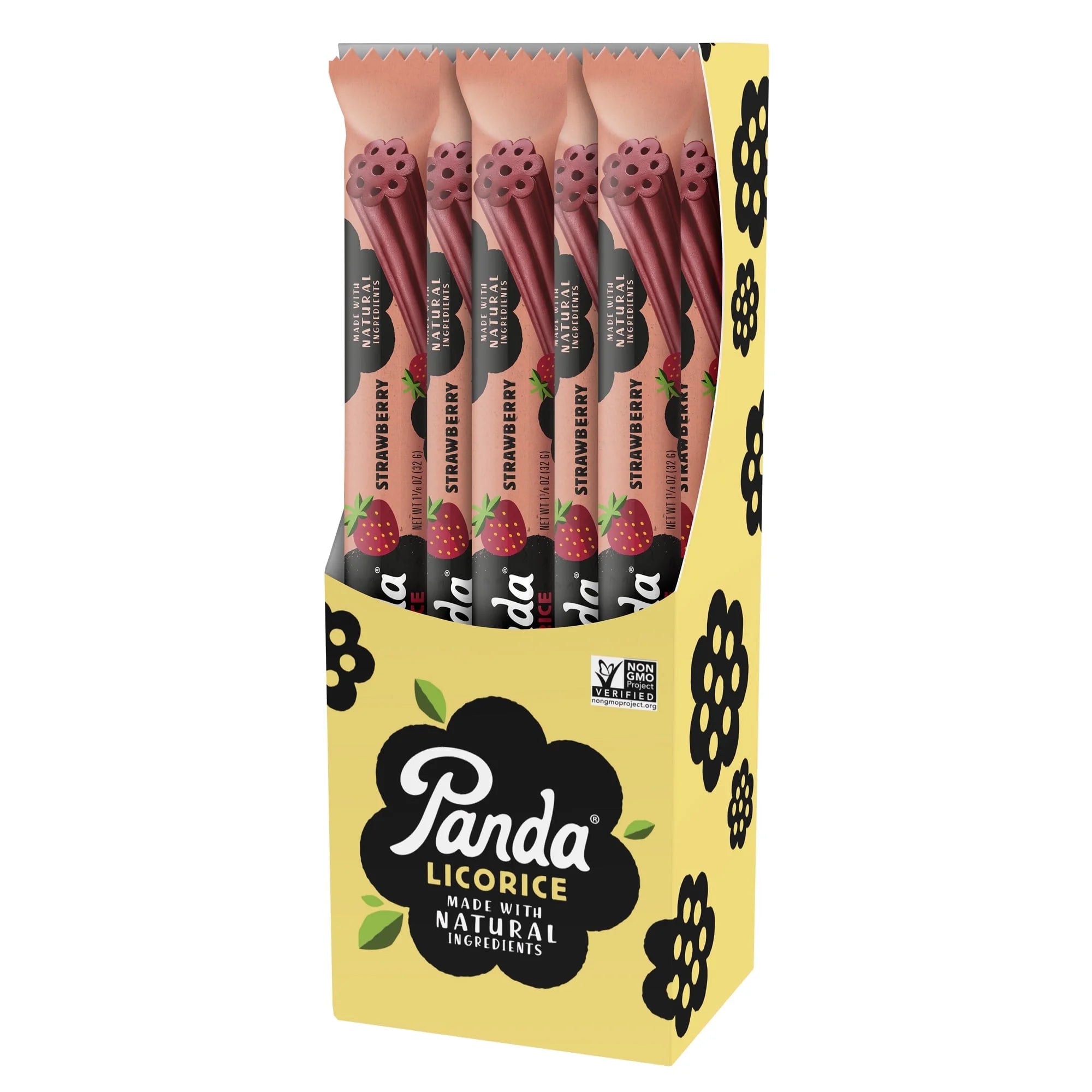 Panda licorice Strawberry STICKS - 32g