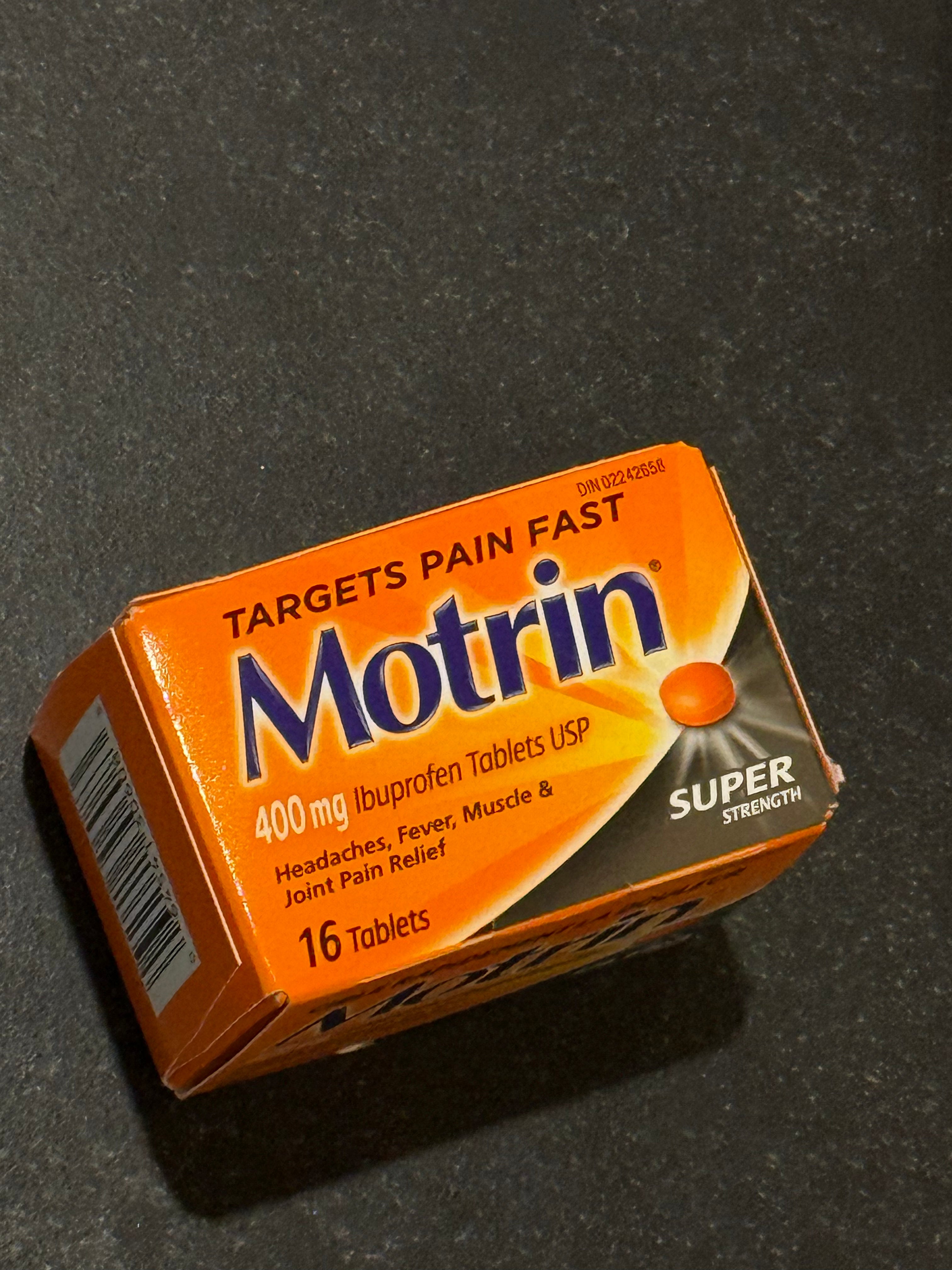 Motrin - 16 Tablets image 0
