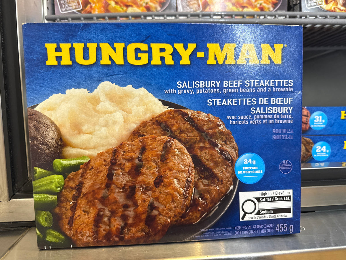 Hungry Man - Salisbury Beef Steakettes