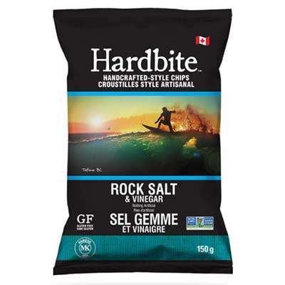 Hardbite Chips - Rock Salt and Vinegar - 150g image 0