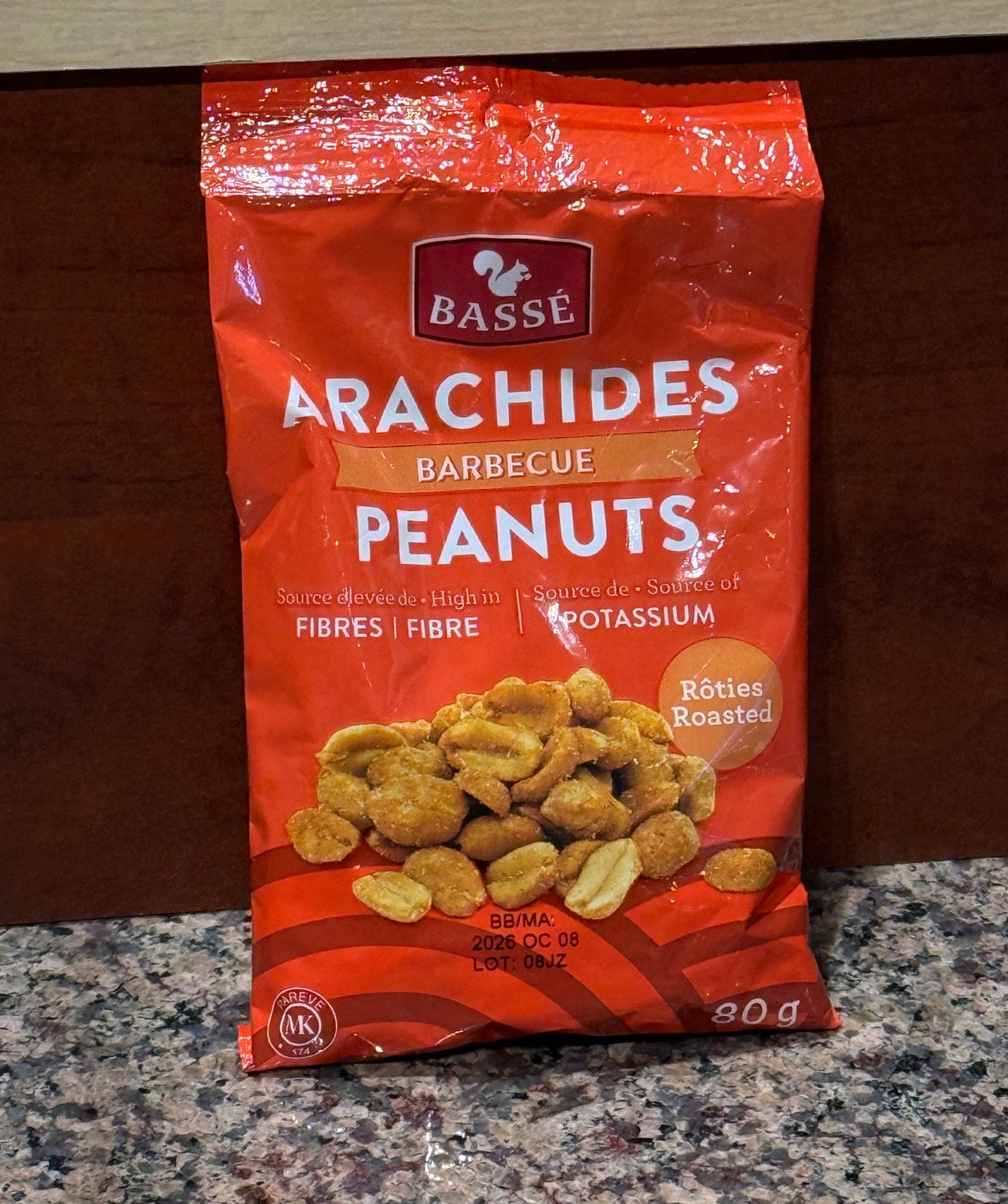 Basse BBQ Peanuts 80g image 0