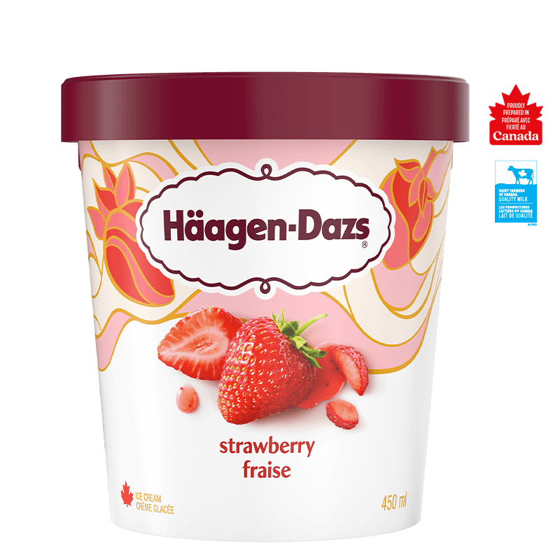 Haagen-Dazs Strawberry Ice Cream 450 mL